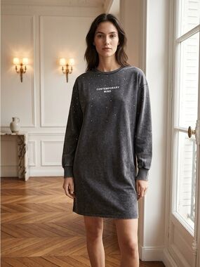 Zara Sweatshirt Dress size Small
